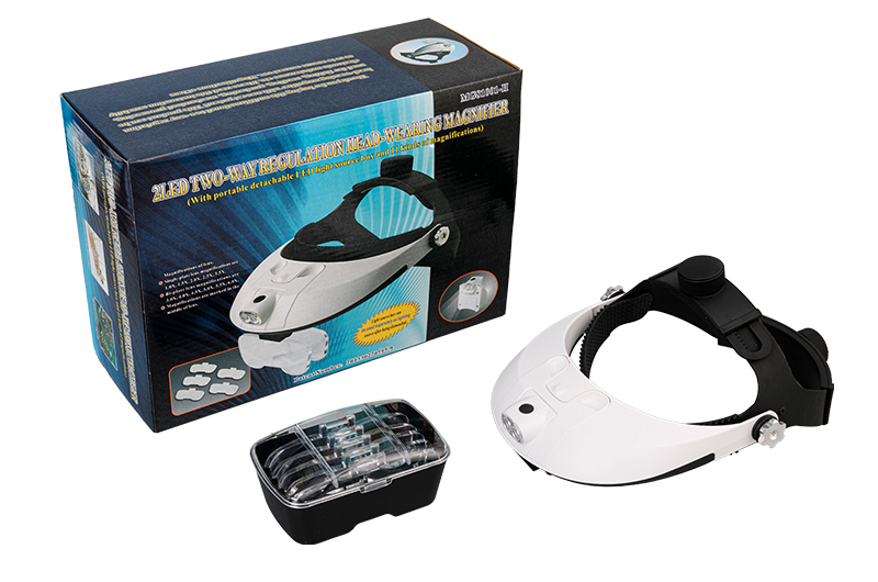 MG81001-H Headband watch repair magnifier helmet magnifying glass 03