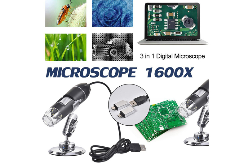 Portable Electronic microscope camera 1600x  USB Digital Microscope 03