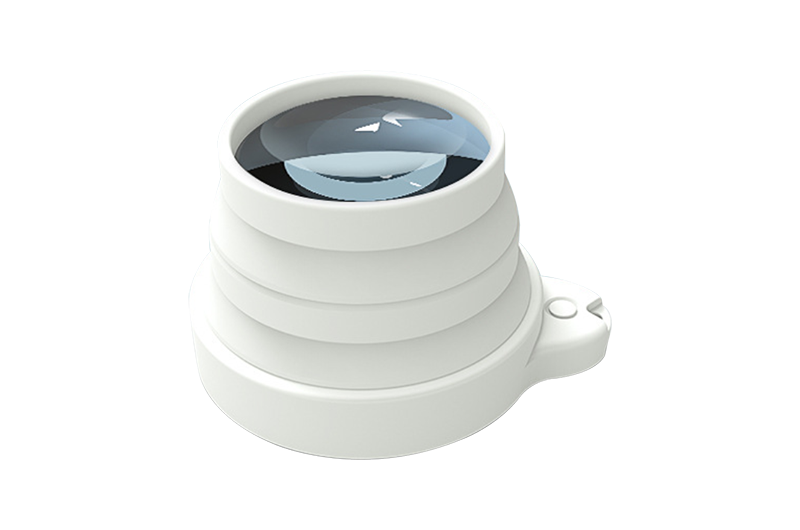 China Silicone zoom charging stretchable multiple reading magnifier ...